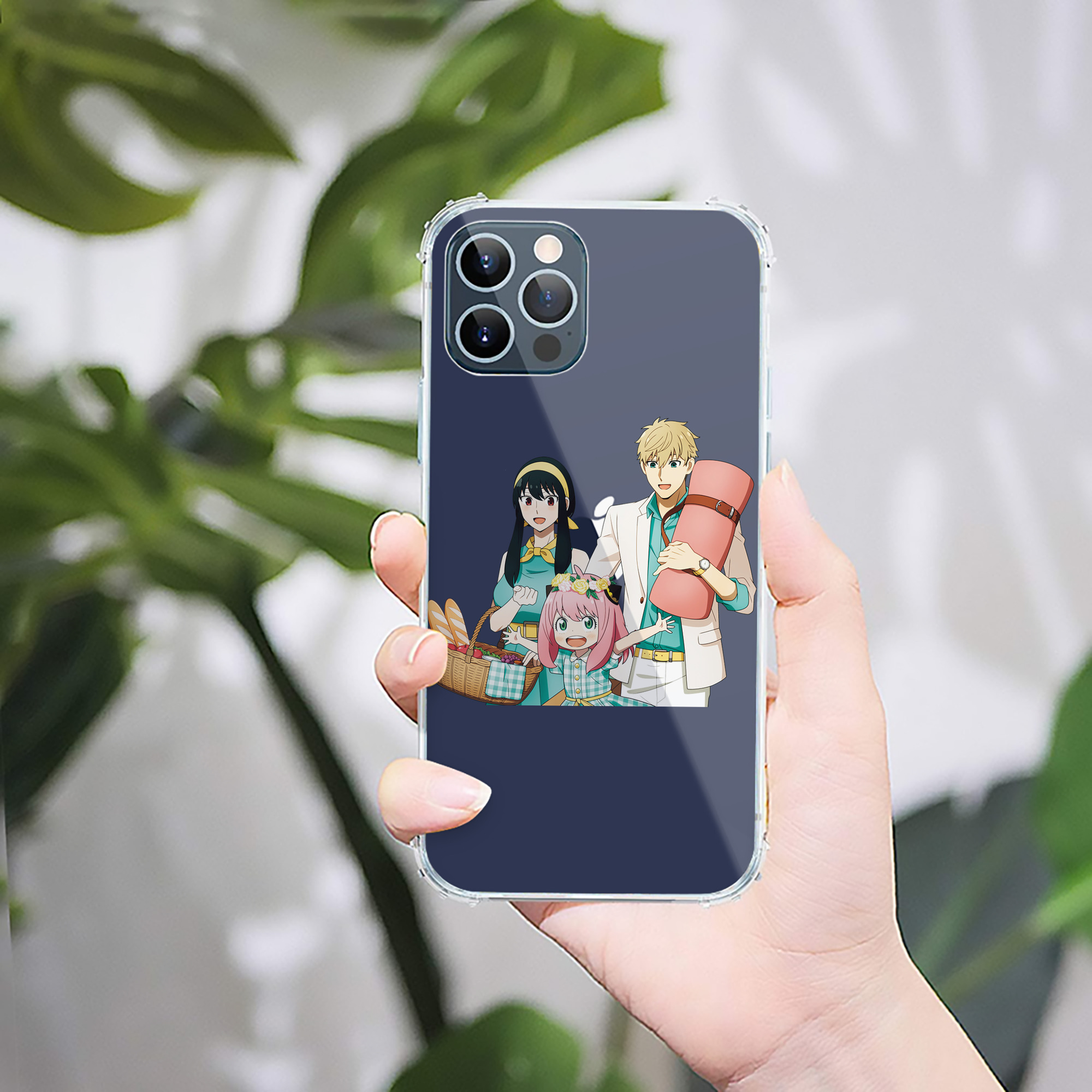 （画像用） SPY×FAMILY间谍家家酒 【iPhone 12シリーズ対応】透明スマホケース（クリアソフトケース）